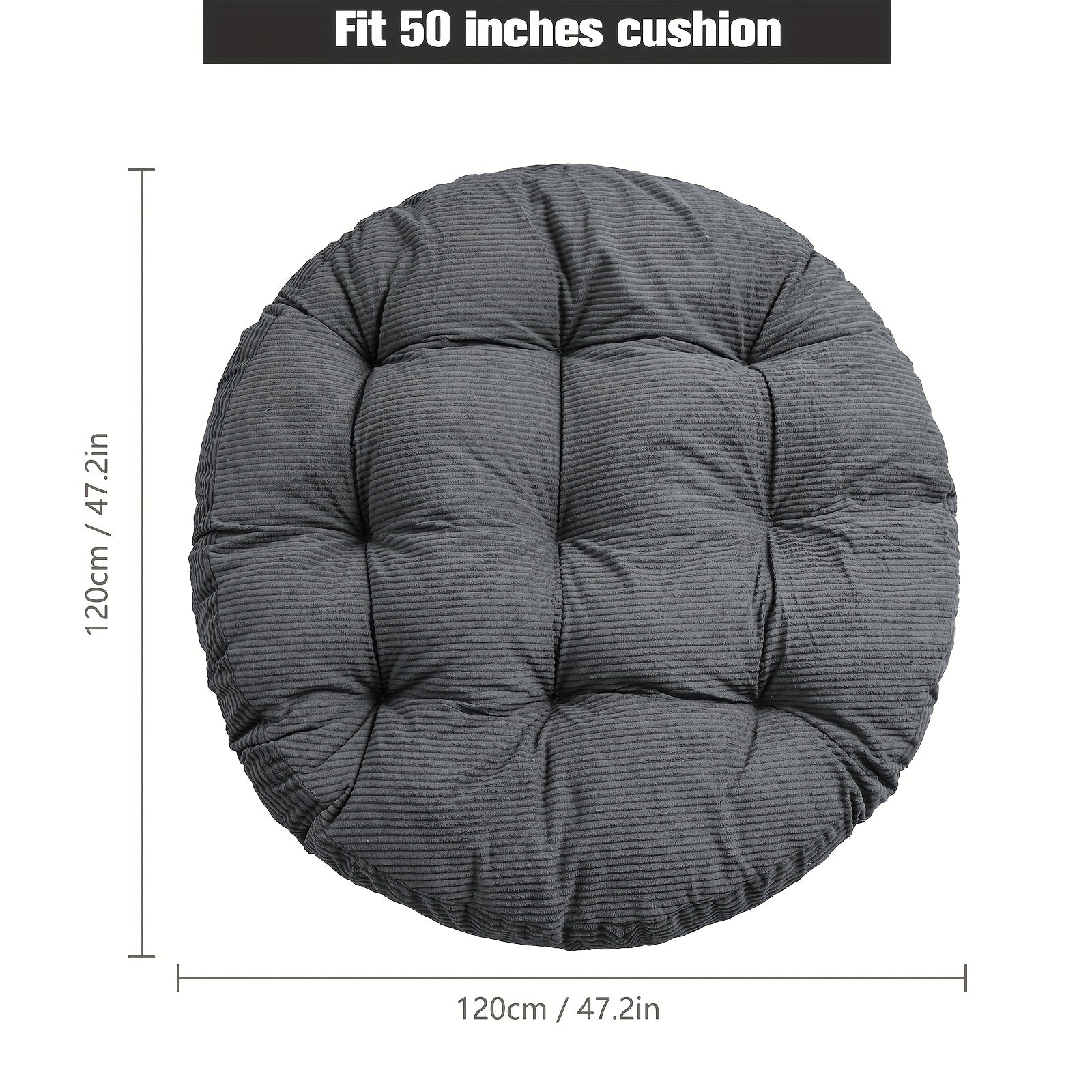 Papasan Chair Cushion Without The Chair, Measuring 47.2\