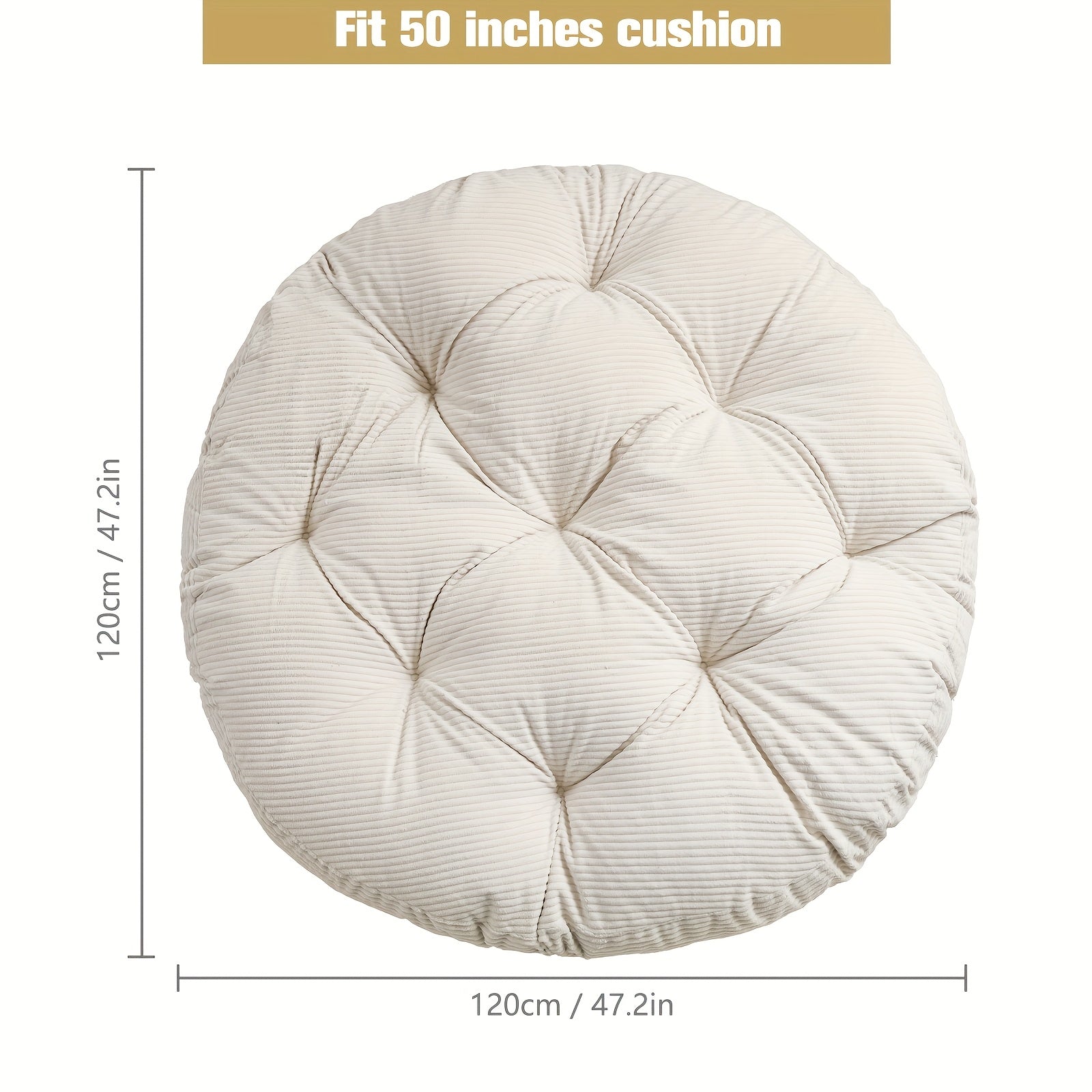 Papasan Chair Cushion Without The Chair, Measuring 47.2\