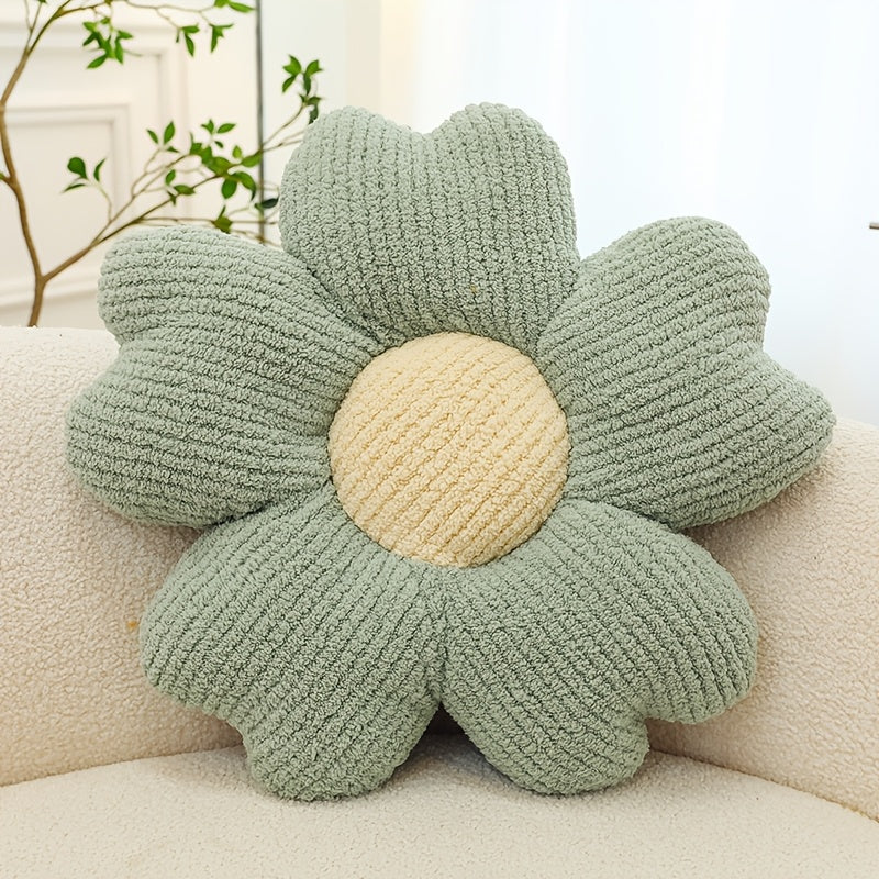 2pcs Flower Pillow, Cute Daisy Pillow Flower Shaped Throw Pillow Cushion Seating Cushion Flower PlushThrow Pillow Floor Pillows Home Decorative Pillows, Suitable for Bedroom Bedding, Home Decoration, Sofa Decoration And Other Multiple Scenarios