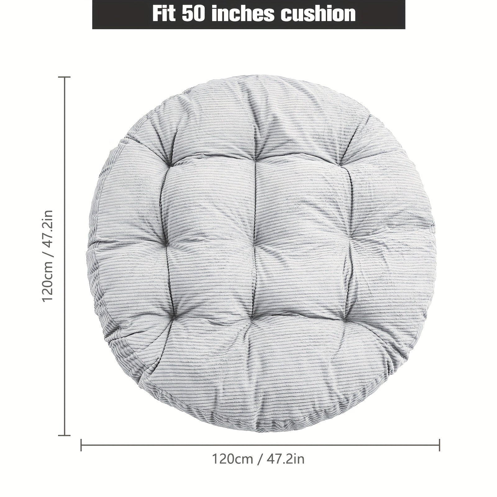 Papasan Chair Cushion Without The Chair, Measuring 47.2\
