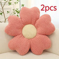 2pcs Flower Pillow, Cute Daisy Pillow Flower Shaped Throw Pillow Cushion Seating Cushion Flower PlushThrow Pillow Floor Pillows Home Decorative Pillows, Suitable for Bedroom Bedding, Home Decoration, Sofa Decoration And Other Multiple Scenarios