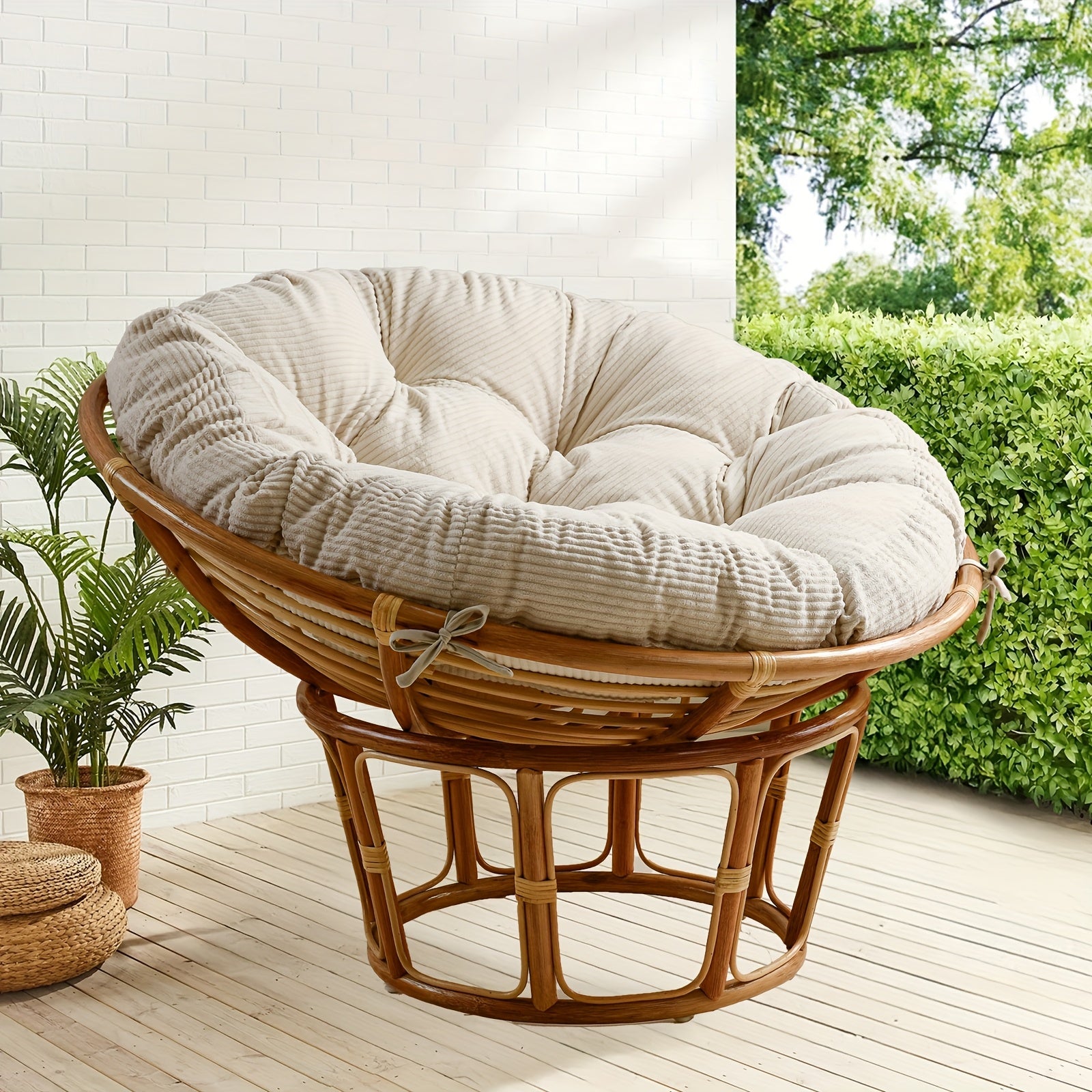 Papasan Chair Cushion Without The Chair, Measuring 47.2\